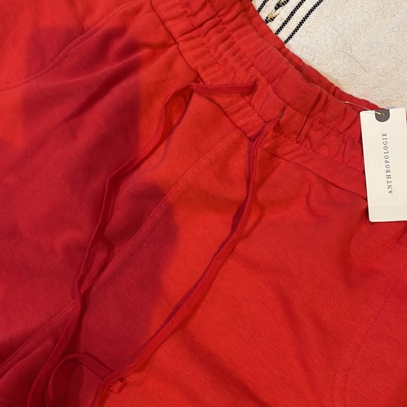 Daily Practice Red Cotton Blends, Draw String Shorts. - Picture 9 of 12